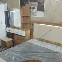 سرویس خواب ۲،آیینه دراور،کمد پاتختی فقط۱۳ت|تخت و سرویس خواب|گلبهار, شهر جدید گلبهار|دیوار