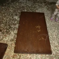 میز و گل میز چوبی