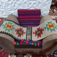 گلیم های کوسن. پشتی. گل میز ۴۰در۶۰|گلیم، جاجیم، گبه|یاسوج, |دیوار