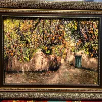 تابلو فرش قاب دار کاملا نو