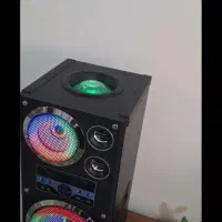 2 عدد باند رقص نور همراه میکروفون قیمت مناسب آبیک|سیستم صوتی خانگی|قزوین, |دیوار