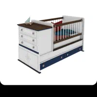تخت کودک و نوجوان بامبینو همراه تشک رویال نوجوان|تخت و سرویس خواب|تهران, نیلوفر|دیوار