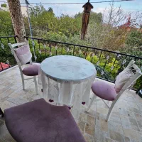 میز صندلی چوبی