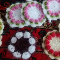 دستگیره دوتایی و تکی بافتنی و انواع بافتنی|سفره، حوله، دستمال آشپزخانه|تبریز, |دیوار