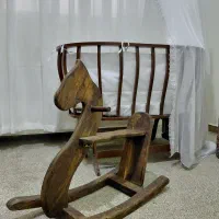 گهواره تخت کنار مادر|تخت و صندلی بچه|فردیس, قریشی|دیوار