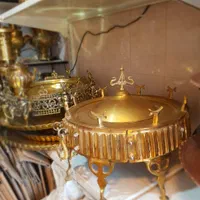 منقل شاخدار برنجی *