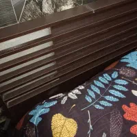 تخت دونفره بدون تشک با آینه و دراور وی جا کفشی|تخت و سرویس خواب|هشتگرد, فاز ۲ مهستان|دیوار