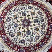 فرش دستبافت دایره قطر ۱.۵ متر|فرش|تبریز, |دیوار