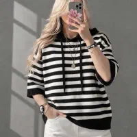 هودی کلاه دار بافت