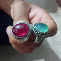دوعددانگشترنقره