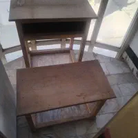 میز نمیکت خام بدون رنگ تمام چوب