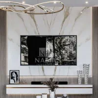 ماربل شیت کناف  تی وی رم  سقف کاذب ترمووال قرنیز