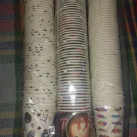 ۳بسته لیوان کاغذی ۵۰تایی نو