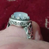 انگشتر نقره رکاب سنگین|جواهرات|قم, چهل درخت‎|دیوار
