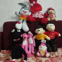 ۹ عدد عروسک تمیز وسالم بدون پارگی