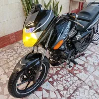 یک دستگاه موتور سیکلت تی وی اس 185 tvs با مدارک