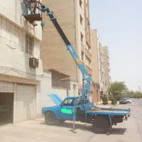 جرثقیل‌2تن‌‌وبالابر‌‌نیسانی‌جهت‌اجاره‌12متر|خدمات حمل و نقل|اهواز, شهرک نفت|دیوار