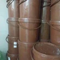 سطل پلاستکی درب دار