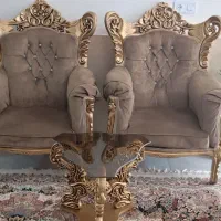 مبل سلطنتی نه نفره|مبلمان خانگی و میز عسلی|بروجرد, |دیوار