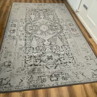 فرش ۶ متری ماشینی مدل وینتیج کاشان