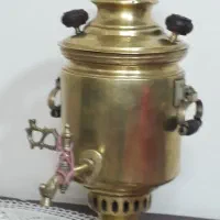 سماور زغالی قدیمی|کلکسیون اشیاء عتیقه|گرگان, |دیوار