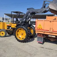 خاور608مدل 89 و تراکتور رومانی با بیا جلو