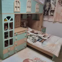تخت دوطبقه کم جا