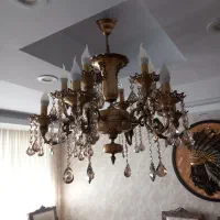 ۳ عدد لوستر برنزی اصل وزیبا|لوستر و چراغ آویز|کرج, گلشهر|دیوار