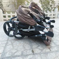 کالسکه ۲قلو . برند ایتالیایی. ۱سال استفاده شده|کالسکه و لوازم جانبی|اندیشه, اندیشه فاز ۱|دیوار