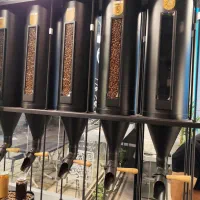 سیلوی قهوه ۵ مخزن ۵کیلویی استوانه ای با کلاف فلزی|کافیشاپ و رستوران|تهران, سعادتآباد|دیوار