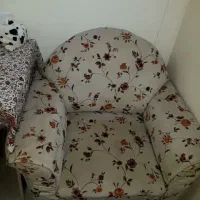 ۲ عدد مبل تک نفره و ۱عدد مبل ۲نفره مناسب برای باغ|مبلمان خانگی و میز عسلی|ابهر, |دیوار