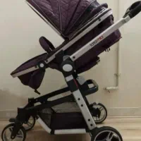 کالسکه وارداتی همراه با کریر قابل نصب روی کالسکه