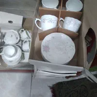 ارکوپال ۲۶ پارچه و استکان آرک۱۲و ۱۴ پارچه پذیرایی|ظروف سرو و پذیرایی|رشت, سلیمانداراب|دیوار