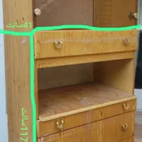 دو عدد کمد و تخت کودک و نوجوان چوب روس