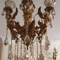 لوستر طرح فرشته برنج اصل|لوستر و چراغ آویز|تهران, تهرانپارس غربی|دیوار