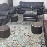 فروش مبل ۷ نفره به همراه اباژور وارام خاب گل میز..