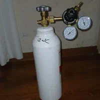 کپسول co2 همراه با مانومتر - ۵ کیلویی گرید خوراکی