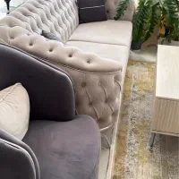 مبل و میز ناهار خوری چستر ست