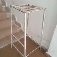 چهار پایه اهنی سالم فقط رنگ میخواد بدون پوسیدگی|صندلی و نیمکت|آستارا, |دیوار