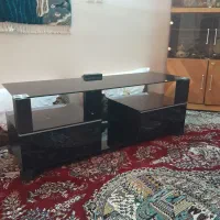 میز تلویزیون ترکیه ای شیشه ای