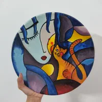 تابلولوازم منزل رومیزی قاب روسری آینه دیوارکوب کیف