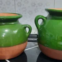 دیزی سفالی دوتا باهم