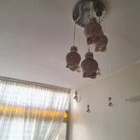 لوستر چهارشاخه ال ای دی دار کاملا سالم بسیار زیبا|لامپ و چراغ|تهران, شهرک ولیعصر شمالی|دیوار
