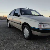 پژو 405 مدل 87 بژ نقره ای سیخ وسط