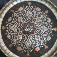 دو عدد سینی بزرگ قلم زنی دست انتیک|صنایع دستی و سایر لوازم تزئینی|تهران, تهراننو|دیوار
