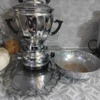 سماور و چراغ نفتی|کلکسیون اشیاء عتیقه|یزد, |دیوار