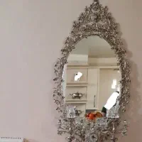 آئینه وشمعدان برنزی اصل مناسب جهیزیه