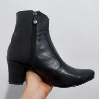 بوت چرم زیپ دار