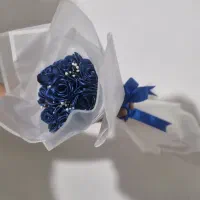 دسته گل روبانی