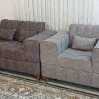 مبل راحتی ۷نفره|مبلمان خانگی و میز عسلی|گتاب, |دیوار